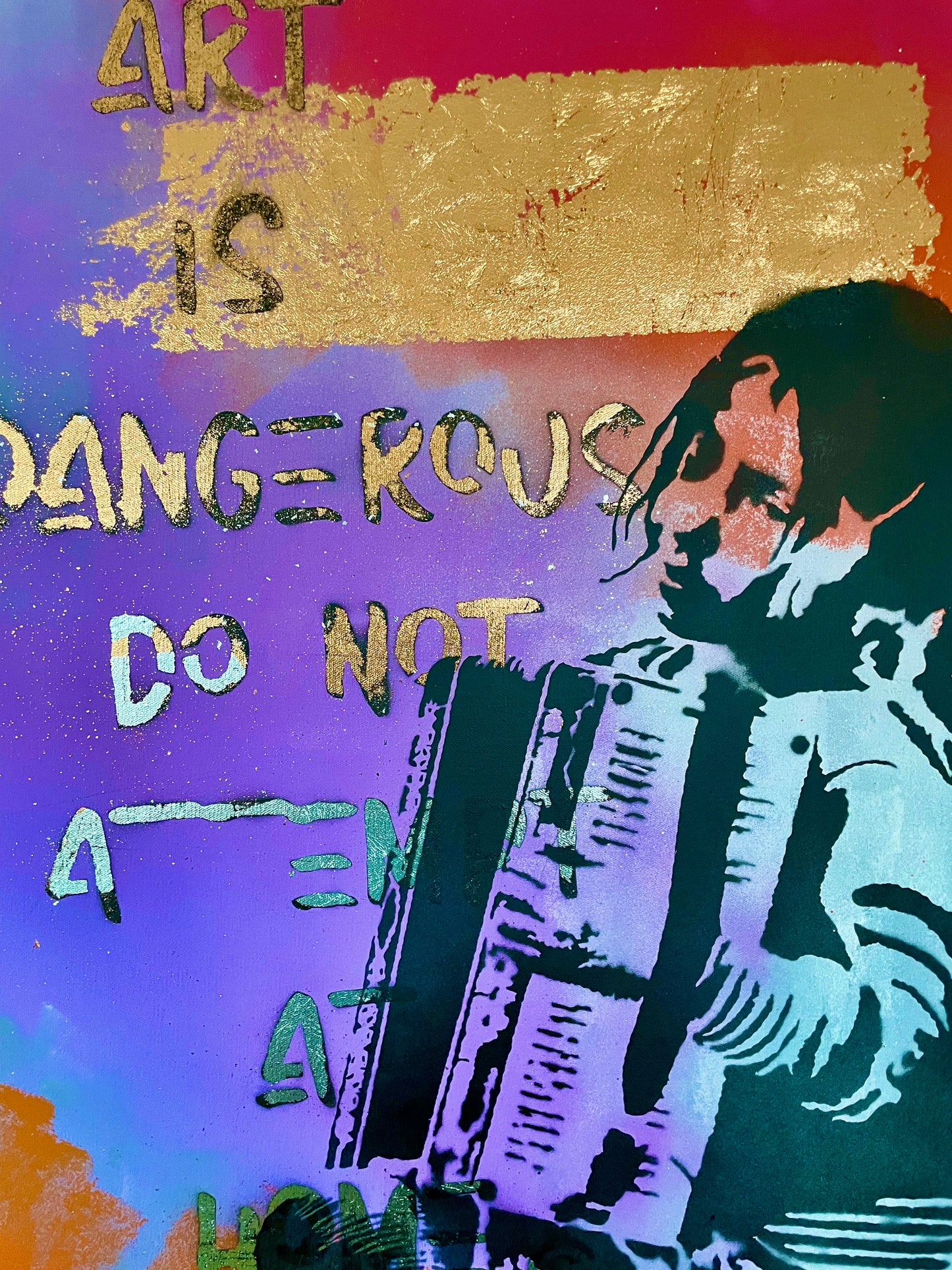 Art is dangerous do not attempt at home 2