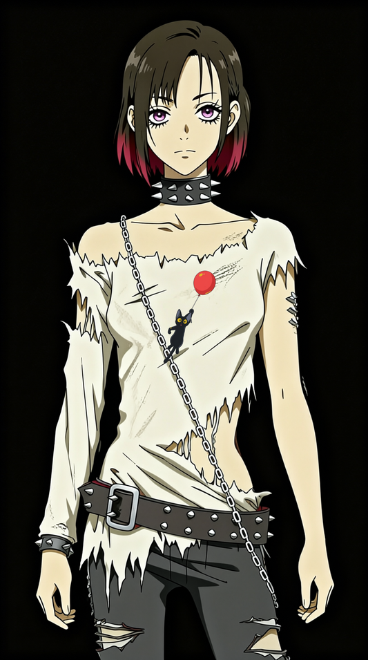 Cat Neko Flying Embroidered Dark Unisex T-shirt